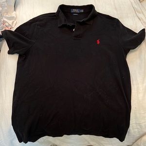 Polo Ralph Lauren, black polo shirt